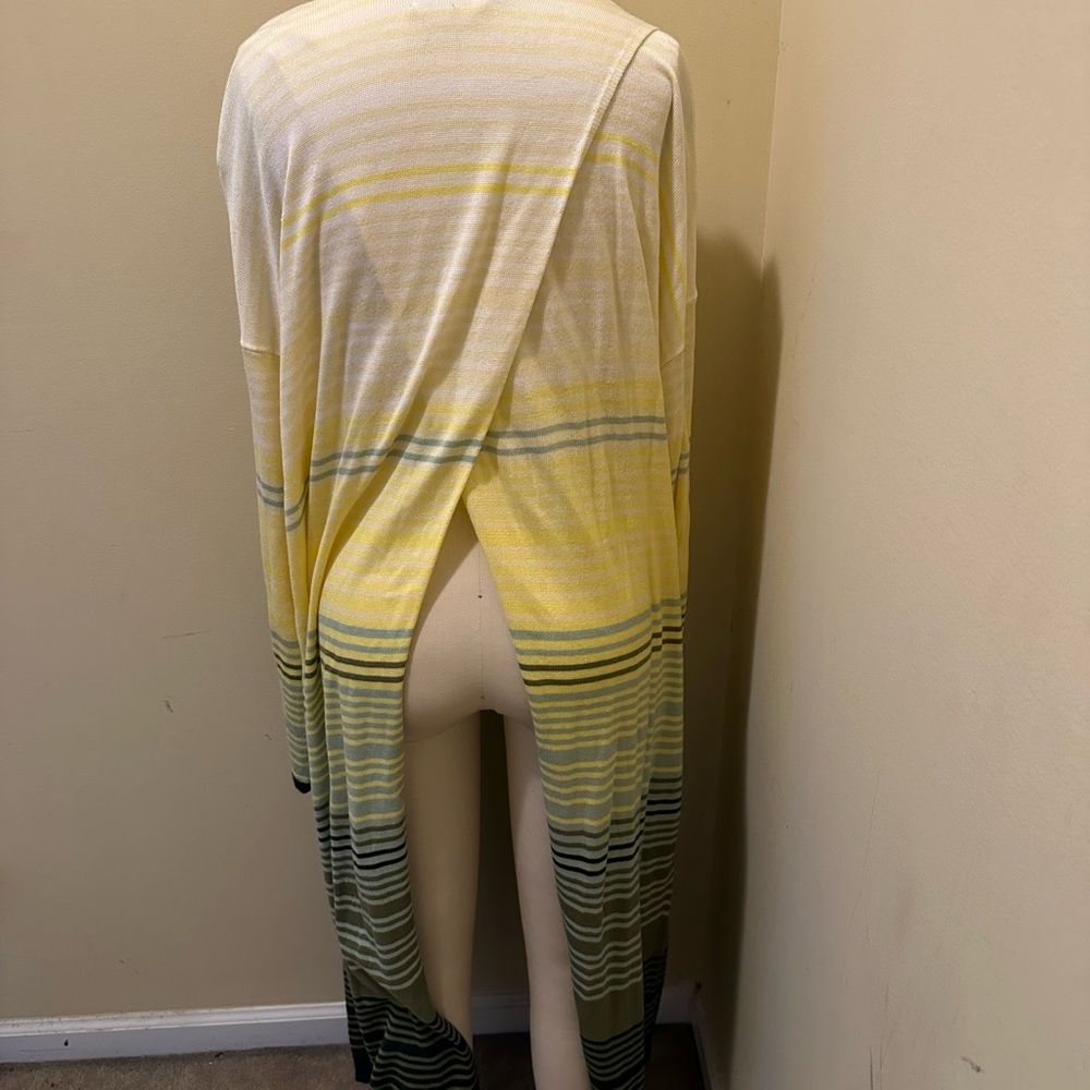 Soho Yellow and Cream Striped Knitwear